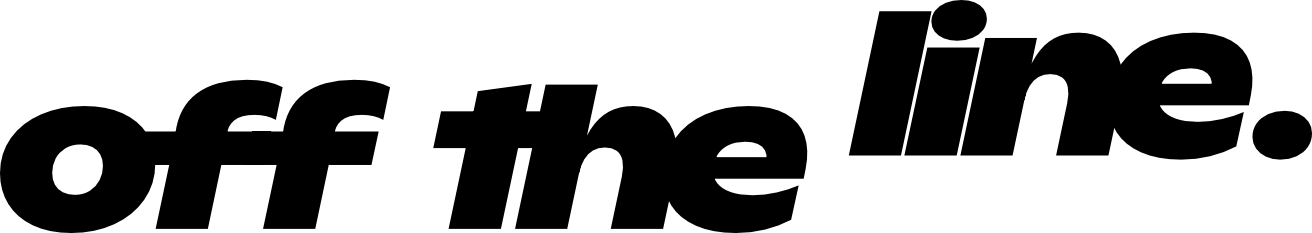 Logo Off the Line - Black Extended - Transparent Background.png
